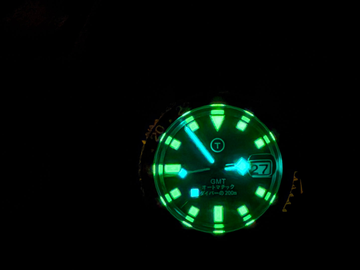 39.5mm Tudor Style NH34 GMT Watch.