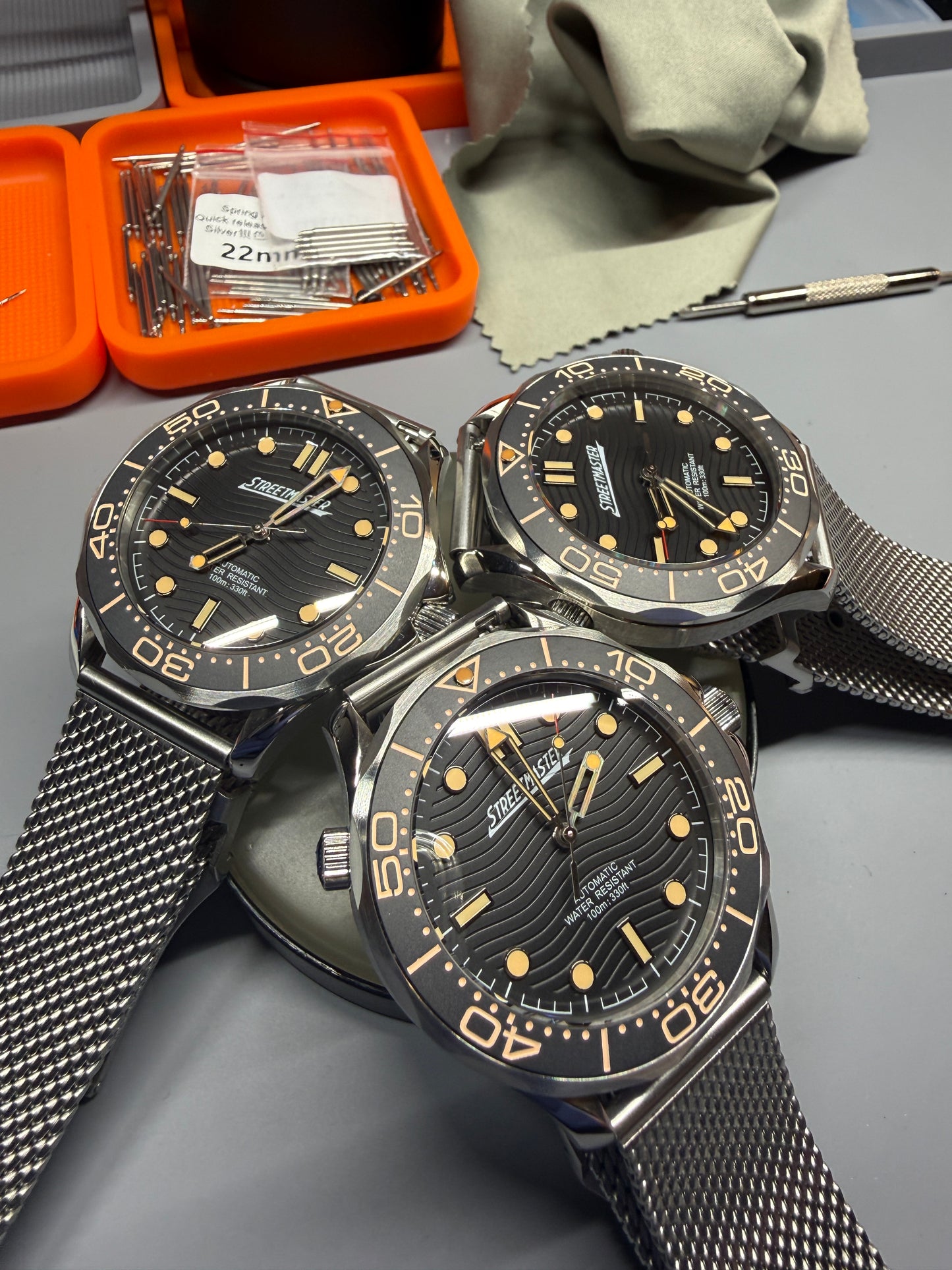 Vintage Streetmaster On Mesh Bracelet. 3 Available!