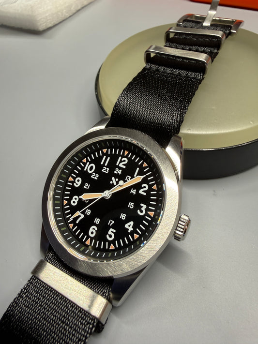 38mm Slim Field Watch Prototype Build.