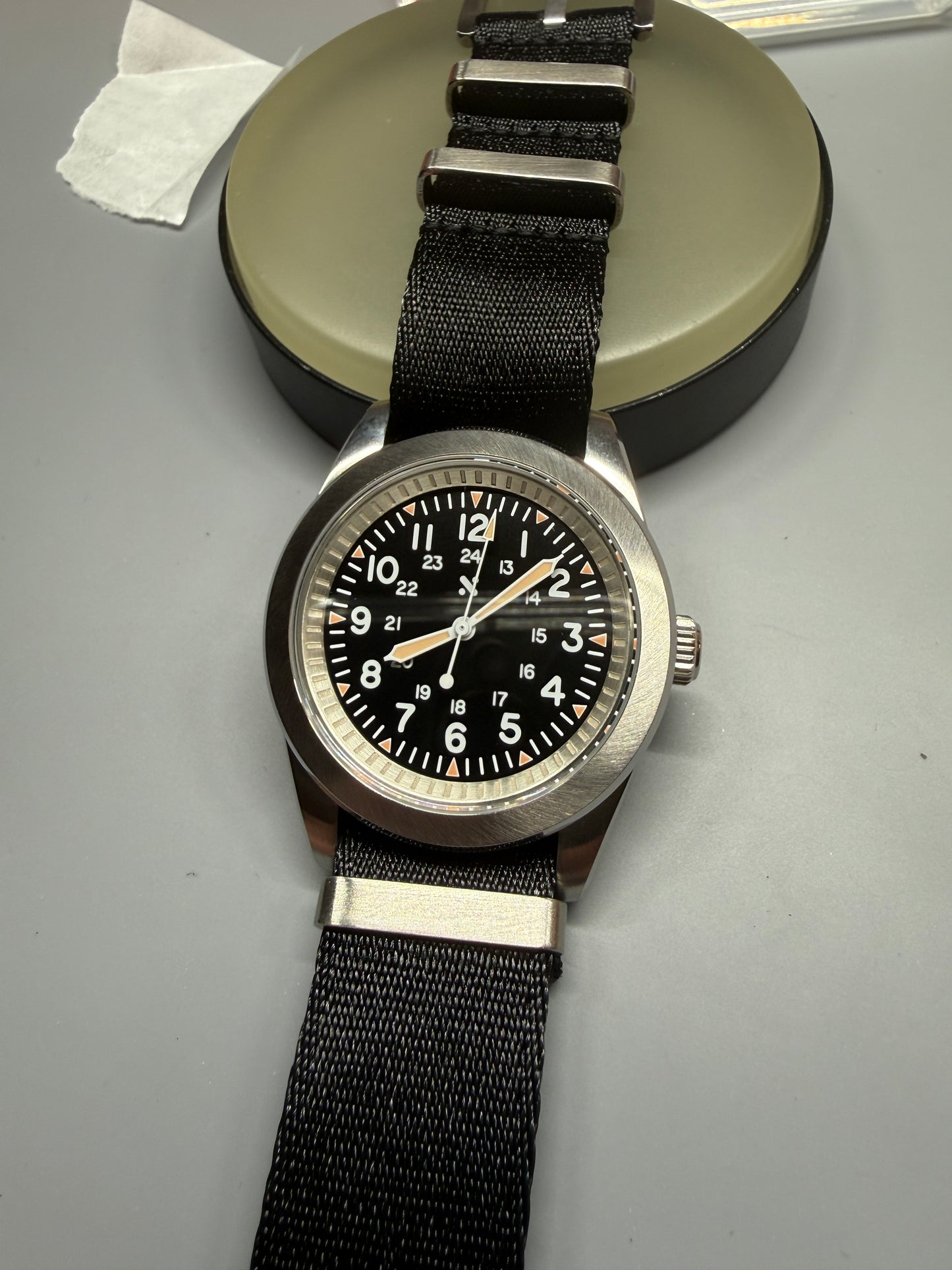 38mm Slim Field Watch Prototype Build.