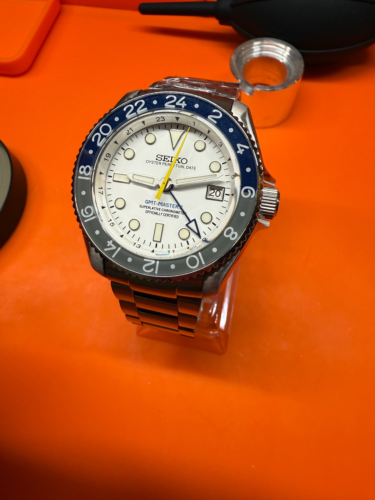 3 o'clock SKX Style 42mm NH34 Prototype Build GMT.