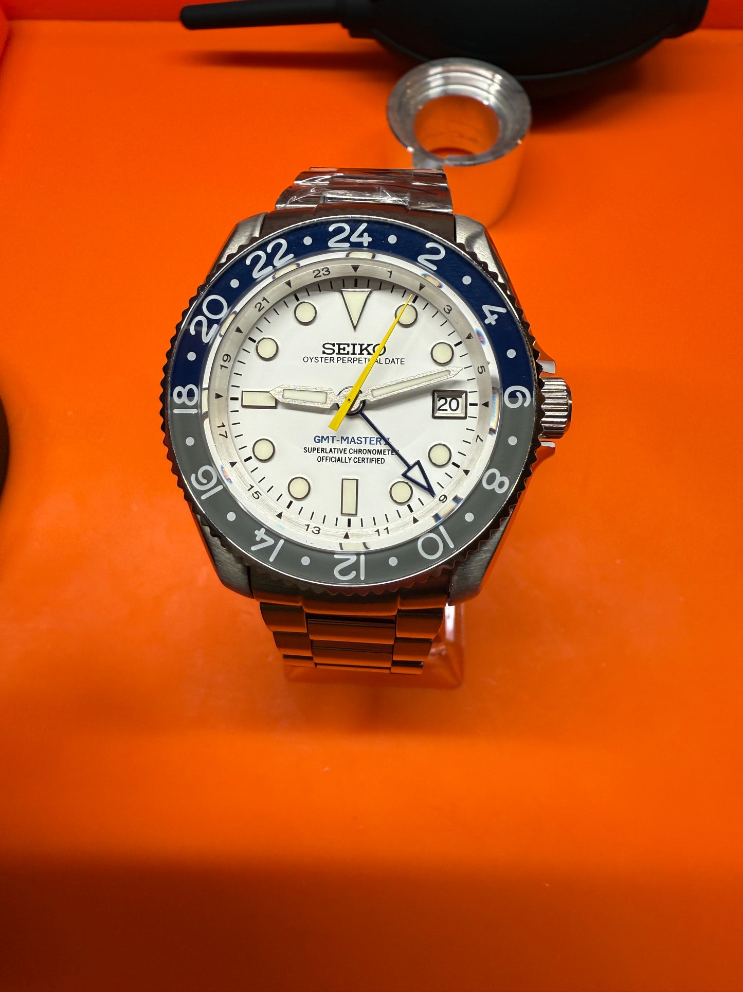 3 o'clock SKX Style 42mm NH34 Prototype Build GMT.